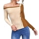 thumbnail image 1 of Camiseta de Punto Cuello Asimétrico - Bicolor., 1 of 4
