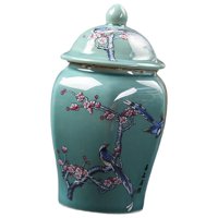 Bothyi - Jarrón De Flores Moderno, Lata De Té, Tarro De Caramelo, Tarro De Jengibre De Cerámica