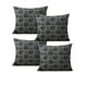 thumbnail image 2 of Pack De 4 Fundas De Cojin Cuadros Negro, 2 of 3