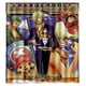 thumbnail image 1 of Cortina de ducha de Anime One Piece, juego de cortina de baño con ganchos, tamaño 66 x 72 pulgadas, 1 of 3