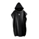 thumbnail image 3 of Microfibra Surf Poncho Cambiando Robe Soft Soft For Swim Black, 3 of 5