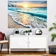 thumbnail image 2 of 1pc Print Oil Painting, Modern European And American Style Inswind Shoreline Sunrise Sea Sun Hanging Wall Wallpaper Background Painting Crash Into Me Home Decoration Poster Art Wall Decoration Painti, 2 of 4