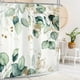 thumbnail image 2 of 1pc Waterproof Polyester Eucalyptus Leaf Green Shower Curtain for Bathroom Decoration - 70.87inch x 70.87inch, 2 of 4