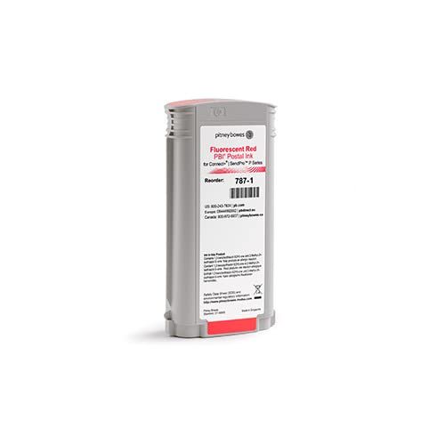 Cartucho de tinta Pitney Bowes 787-1 138 ml rojo fluorescente