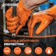 thumbnail image 2 of Guantes de Trabajo GLOVEWORKS XL Naranja 8 mil de Nitrilo con Agarre Diamante, 2 of 8