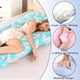thumbnail image 3 of Almohada para embarazadas, almohada en forma de U desmontable y lavable, cojín grande, almohada de cintura, 3 of 5