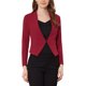 thumbnail image 1 of INSPIRE CHIC Chaqueta de Traje Casual de Negocios sin Cuello para Mujer de Regreso a Clases para Maestras, Oficina, Blazer, Talla XL, Rojo Intenso, 1 of 7