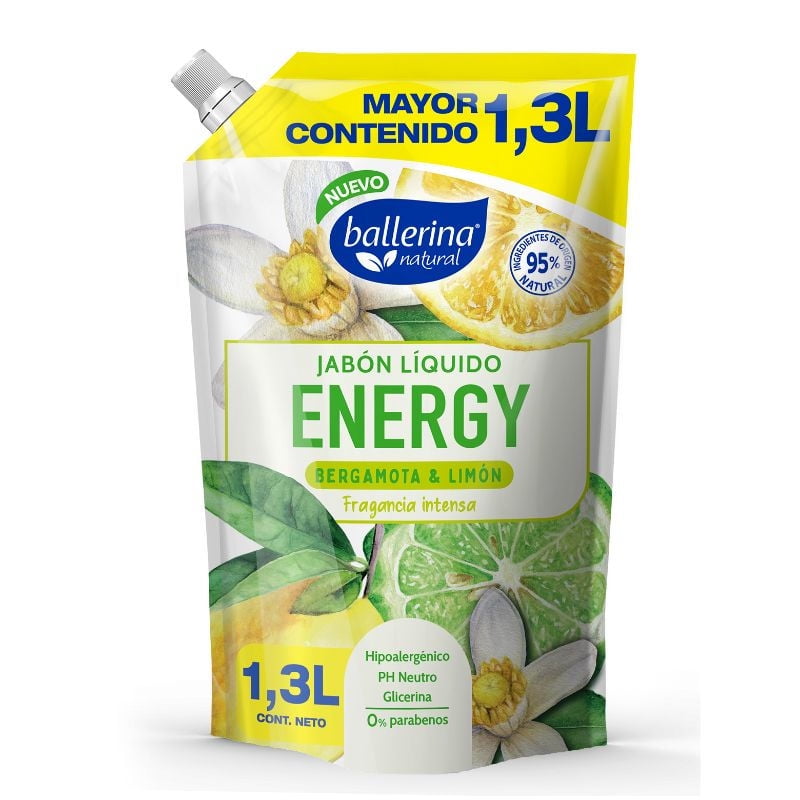 Jabón Energy Dp 1300 ML Ballerina