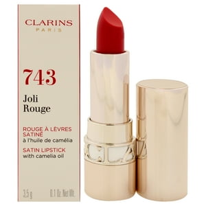 Lápiz Labial Clarins Joli Rouge Satinado Rojo Cereza