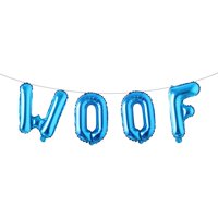 Ruiansi - Globos Con Letras Woof Para Cumpleaños De Animales Y Perros