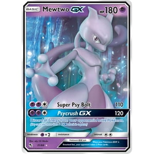 Tarjeta Coleccionable Pokémon Mewtwo Gx 3168 Sm Hidden Fates
