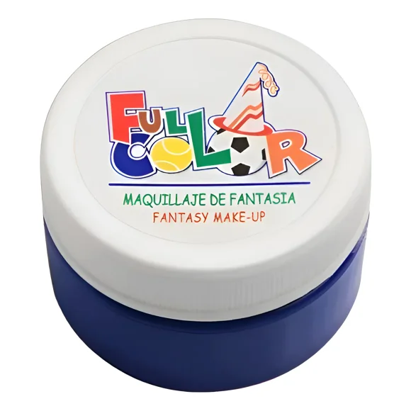 Pintura / Maquillaje De Cuerpo Y Cara Full Color Pintacarita Pote Azul