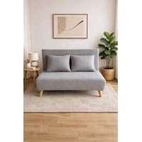 Cosas Casa - Sillon Doble Sofa Cama Plegable Beirut Gris
