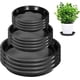 thumbnail image 1 of Paquete de 12 platillos para plantas, bandejas redondas de plástico de 6, 8 y 10 pulgadas para plantas de jardín en interiores y exteriores, que recogen el drenaje de las macetas y el exceso de agua., 1 of 7
