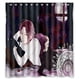 thumbnail image 1 of Cortina de ducha Diabolik Lovers, juego de cortina de baño con ganchos, tamaño 60 x 72 pulgadas, 1 of 3