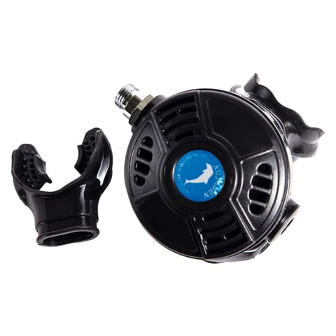 Magideal - Regulador Etapa De Buceo, Conector De Latón Para Buceo, Equipo Para Deportes Acuáticos , Negro