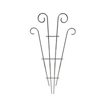 Ioensy - Enrejado Para Plantas En Maceta, Soporte Para Flores Para Patio, Interior Y Exterior, Color Negro