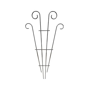 Ioensy - Enrejado Para Plantas En Maceta, Soporte Para Flores Para Patio, Interior Y Exterior, Color Negro