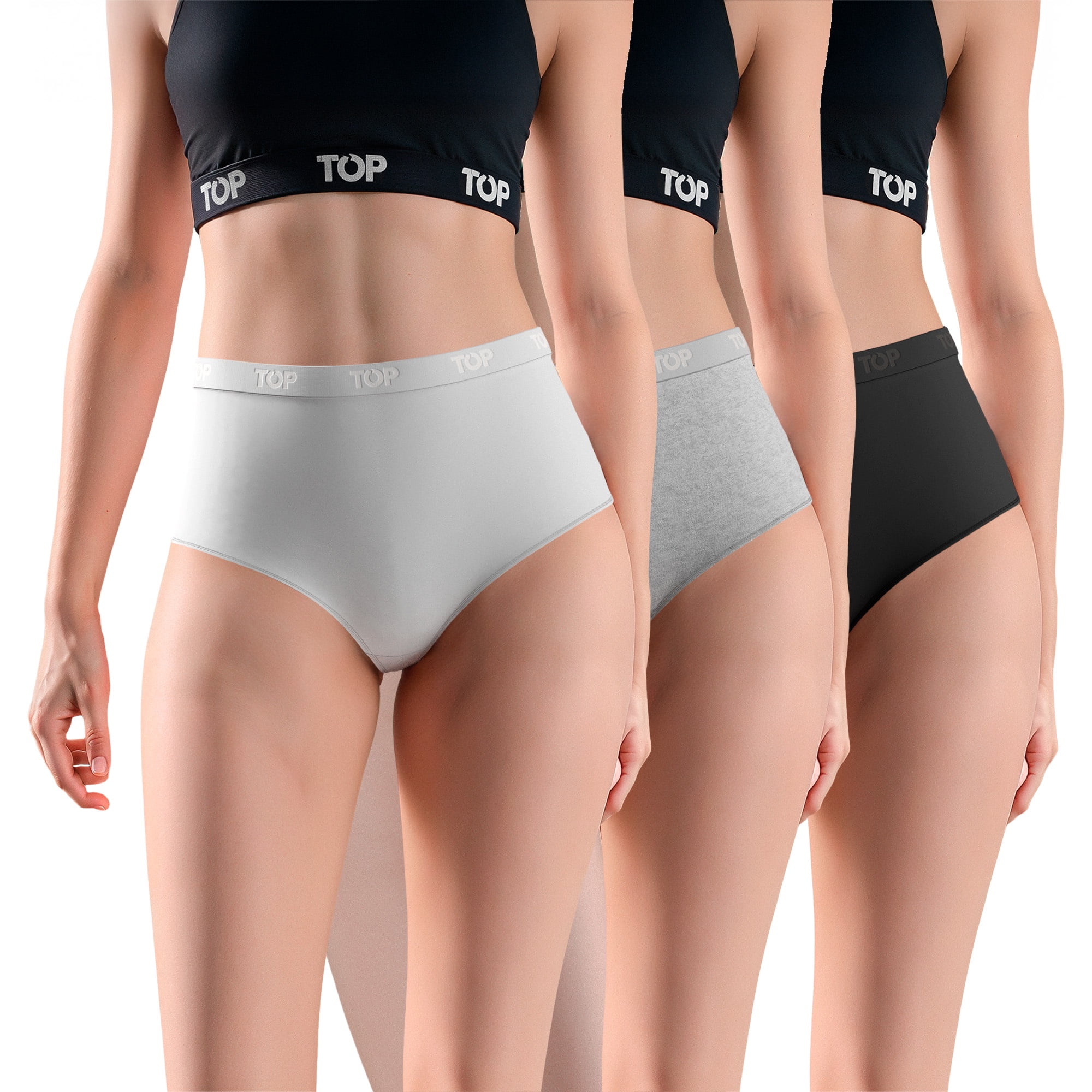 Top - Calzón Maxi Algodón Pack 3 C4