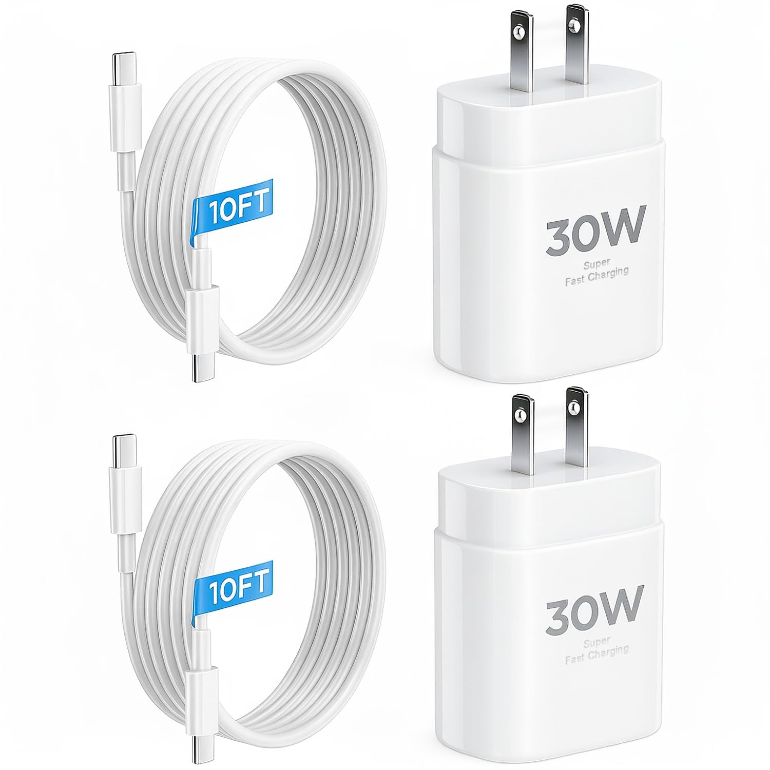 Cargador Alimu 30w Usb C De Carga Rápida Para Iphone 15-17
