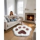 thumbnail image 1 of Alfombra Decorativa Forma Pata Gato Suave 70x80cm, 1 of 6