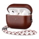thumbnail image 1 of Funda de cuero Maogoam para AirPods Pro 3 2025, rojo marrón, 1 of 7