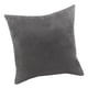 thumbnail image 1 of Funda De Almohada De Terciopelo Suave Funda De Almohada De Tiro De Color Sólido Gris-45x45cm, 1 of 5