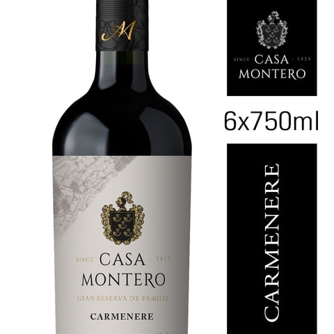Casa Montero - Gran Reserva De Familia Carmenere Pack X 6