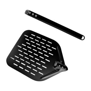 Bothyi - Pala Para Pizza Resistente Al Calor, Fácil De Almacenar, Giratoria, Para Hamburguesas Con Queso, Estilo Buffet A