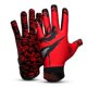 thumbnail image 1 of XEZROX WEAR 1.0 Guantes de Fútbol Americano – Guantes de Recepción Súper Pegajosos con Agarre Táctil y Rendimiento para Partidos y Entrenamiento – Tallas Adultas y Juveniles (ROJO, Juvenil Mediano), 1 of 6