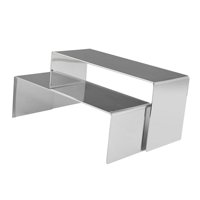 Bothyi - Soporte De Exhibición De Metal, Accesorios De Escaparate, Espejo Para Tiendas De Ropa, Tacones Plateados