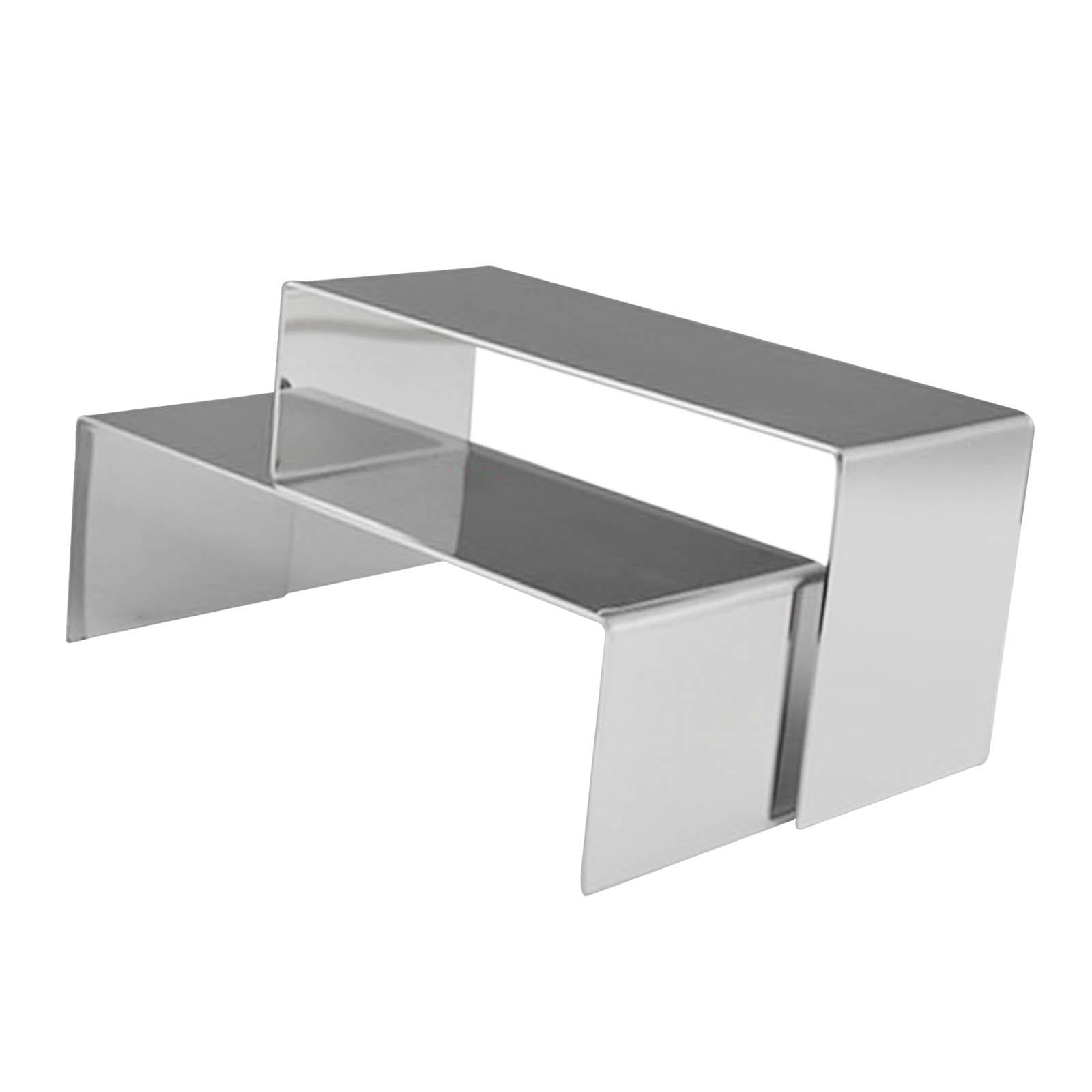 Bothyi - Soporte De Exhibición De Metal, Accesorios De Escaparate, Espejo Para Tiendas De Ropa, Tacones Plateados