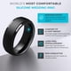 thumbnail image 2 of Anillo de boda de silicona ThunderFit, 10 mm de ancho y 2,5 mm de grosor, 2 of 5