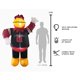 thumbnail image 3 of Mascota inflable Logo Brands 213 cm con LED y soplador 12 V, 3 of 3