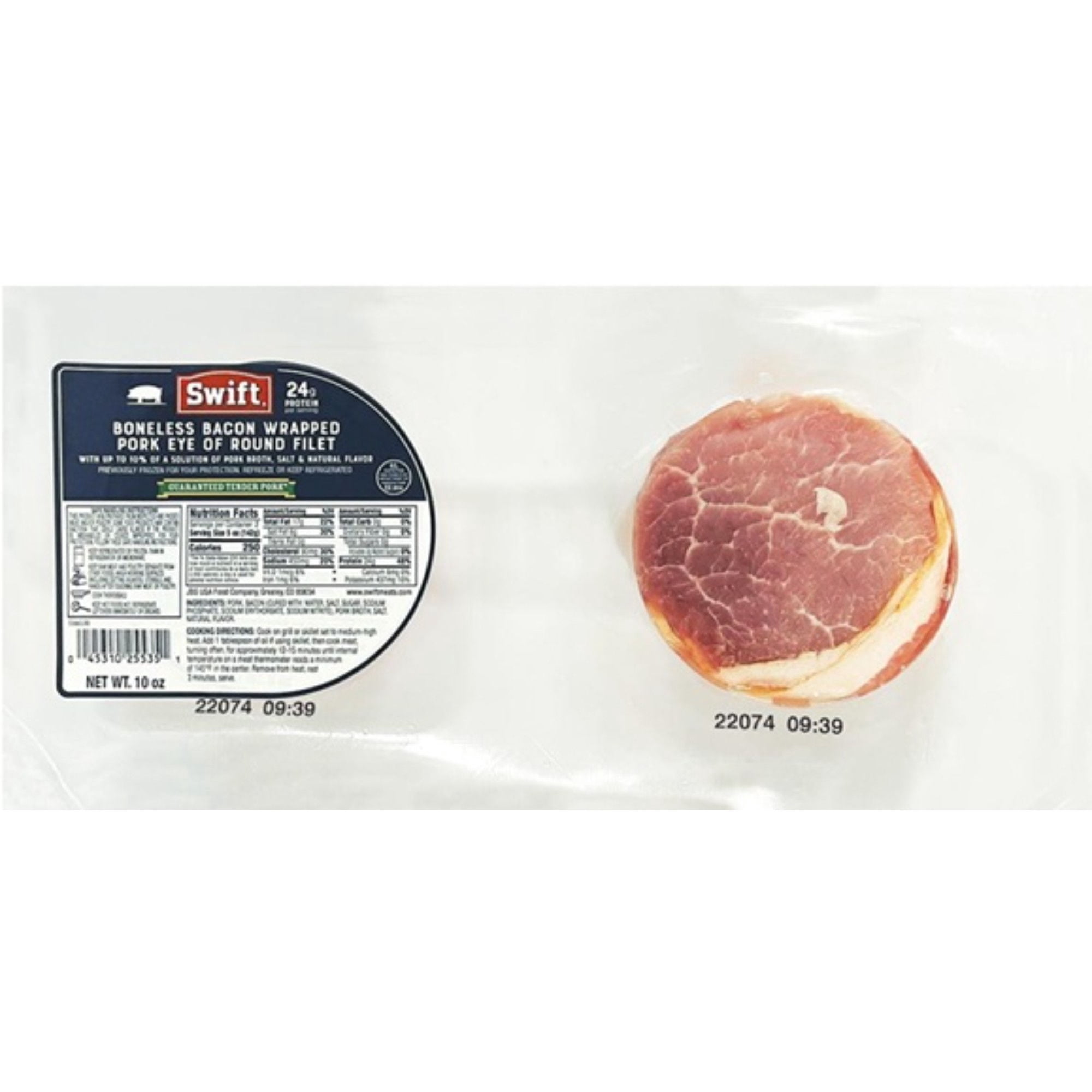 Medallon Filete Cerdo Tocino 2un 280 g Ee.uu
