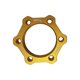 thumbnail image 5 of Bujes Roscados De Aluminio Para Bicicleta MTB Base Del Adaptador Del Rotor Del Freno De Disco Dorado 44 Mm, 5 of 5