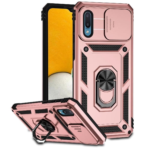 Estuche GANGXUN para Samsung Galaxy A02, soporte giratorio 360°, estilo mecánico y magnético