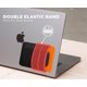 thumbnail image 4 of Bolsa Adhesiva de Almacenamiento Afterplug 2 Bolsillos Negro y Naranja, 4 of 4