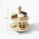thumbnail image 3 of Set de Pasteles Infantil de Madera Multicolor, 3 of 3