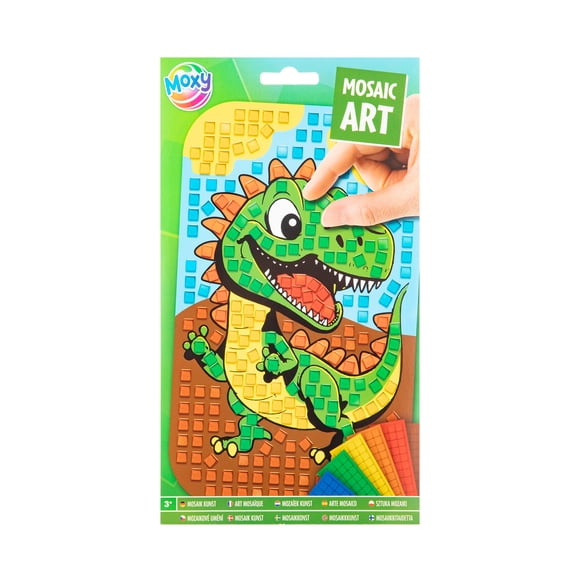 Arte de Mosaico Dinosaurio Moxy