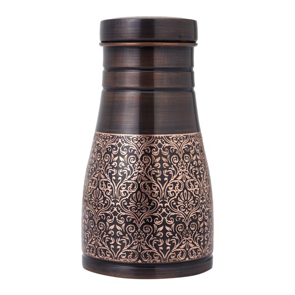 Jarra HealthGoodsIn 1 L de cobre con patrón floral
