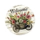 thumbnail image 2 of Letrero De Madera Con Diseño De Flores Para Puerta De Entrada, Decoración Para Ventana, Porche, Vacaciones, 30 X 30 Cm, 2 of 5
