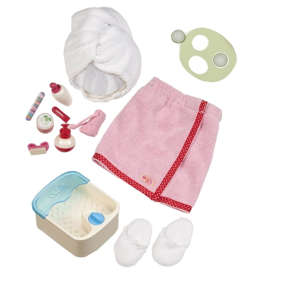 Set de juguetes Our Generation Sp-Aaaah Day para 18 muñecas con accesorios