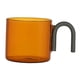thumbnail image 4 of Taza De Té De Leche Con Asa Resistencia Al Calor Para Oficina Flor Té Cereal Naranja, 4 of 5