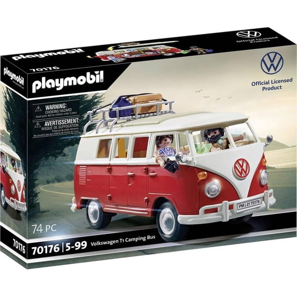 Playmobil Volkswagen T1 Camping Bus 70176 74 Piezas
