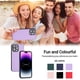 thumbnail image 5 of Funda Antigolpes para iPhone 14 Pro Max Cubierta Delgada Morado, 5 of 6