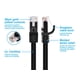 thumbnail image 3 of Cable de parche Monoprice Cat5e 10 pies / 3 m UTP 24 AWG 350 MHz negro, 3 of 6