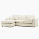 thumbnail image 1 of Seccional Monaco Izquierdo Lino Beige, 1 of 2