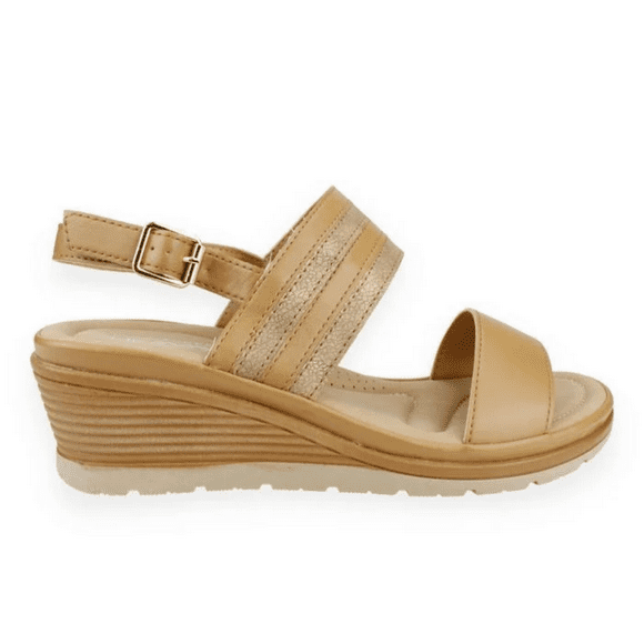 SANDALIAS NEW WALK CAMEL MUJER A2152-303-CA - Talla 39