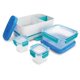 thumbnail image 2 of Kit de Almuerzo Rubbermaid LunchBlox Pequeño Azul a Prueba de Fugas, 2 of 5